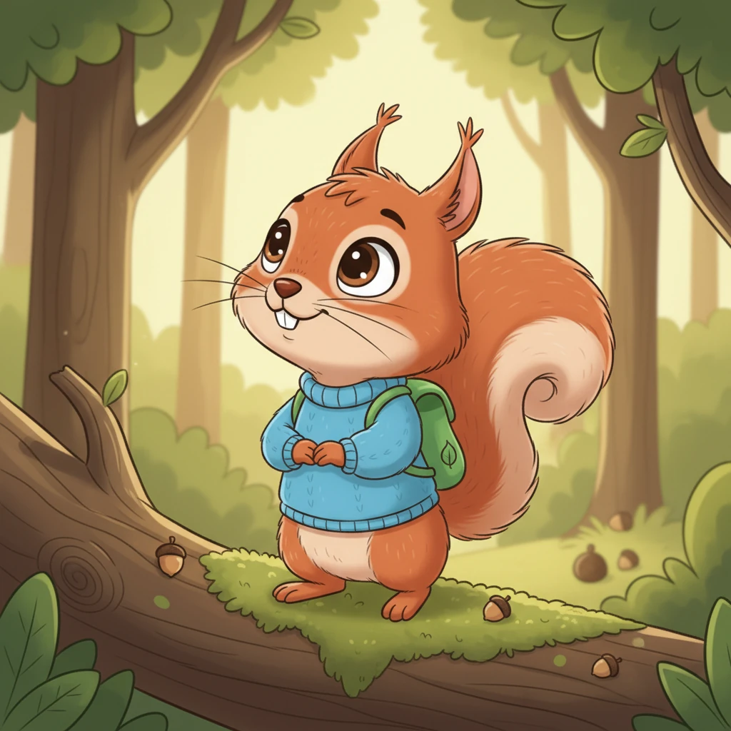 Rubi, sensing her young audience, pauses her busy antics. She twitches her delicate whiskers, lifts her bright, intelligent eyes, and stays perfectly still for a few precious seconds. It's her special way of acknowledging her admirers, a silent, graceful bow.