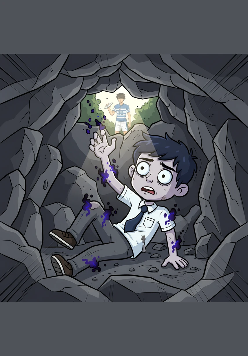 In the suffocating darkness beneath the rubble, a cold, ancient pulse beat within Elias’s chest for the first time. The Void Heart flickered to life, and instead of pain, he felt an icy clarity that turned the heavy debris into harmless dust.