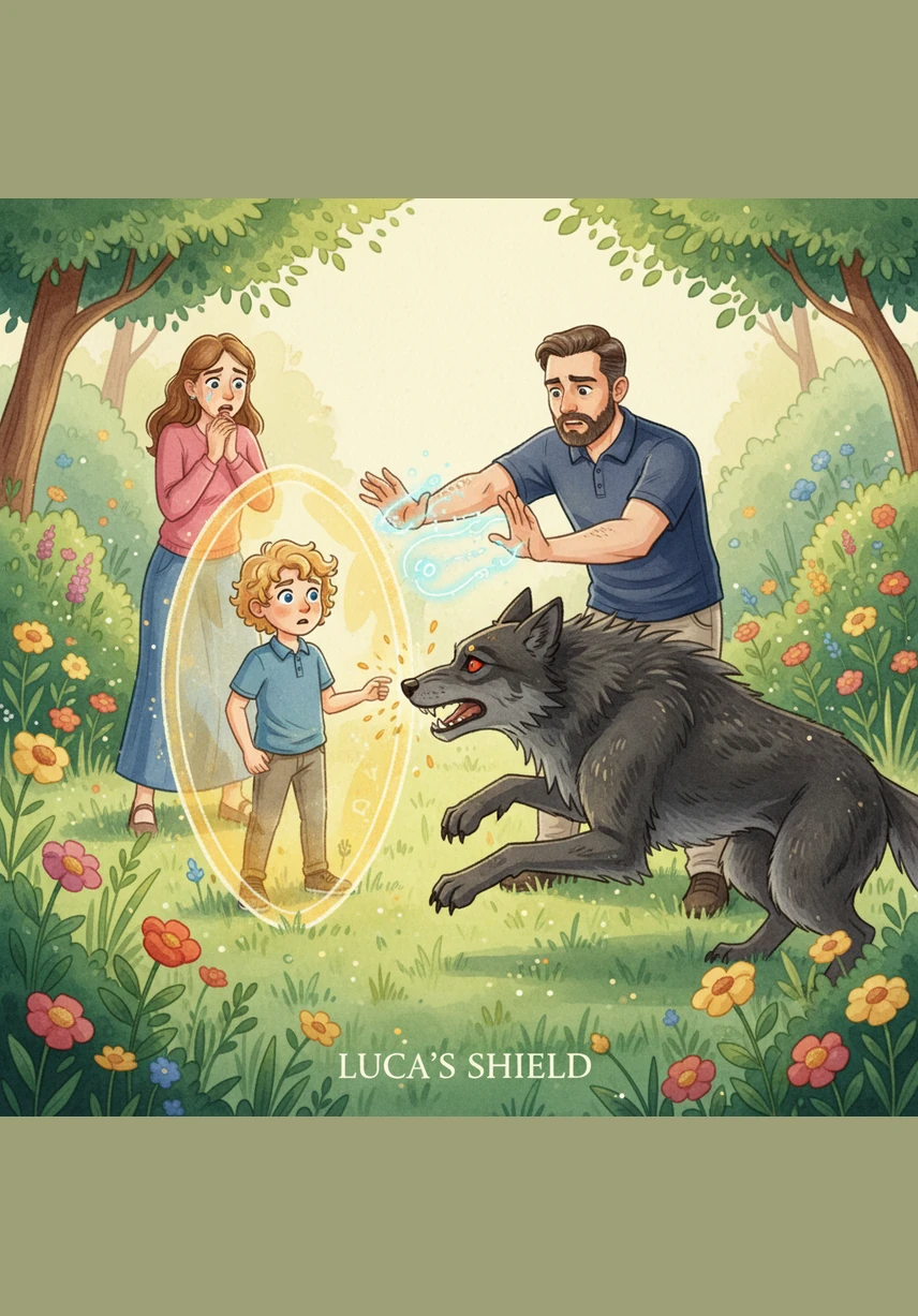 В саду среди высокой изумрудной травы Лука находит крошечную божью коровку. Он замирает, затаив дыхание, чтобы не спугнуть маленького гостя, медленно ползущего по его раскрытой ладошке. Его глаза светятся бесконечным любопытством и нежностью к этому огромному и удивительному миру.