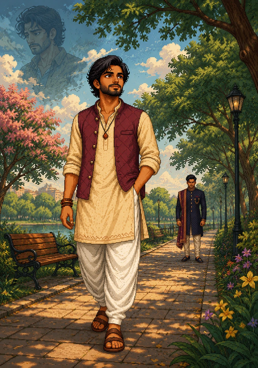 Months later, Amara walks through a park alone, the vibrant colors of her surroundings reflecting a new sense of self-awareness and independence. She and Arjun are rebuilding on new terms, while the memory of Kabir remains a bittersweet lesson in the complexity of love. She breathes in the fresh air, finally at peace with the woman she has become through the shadows of the monsoon.