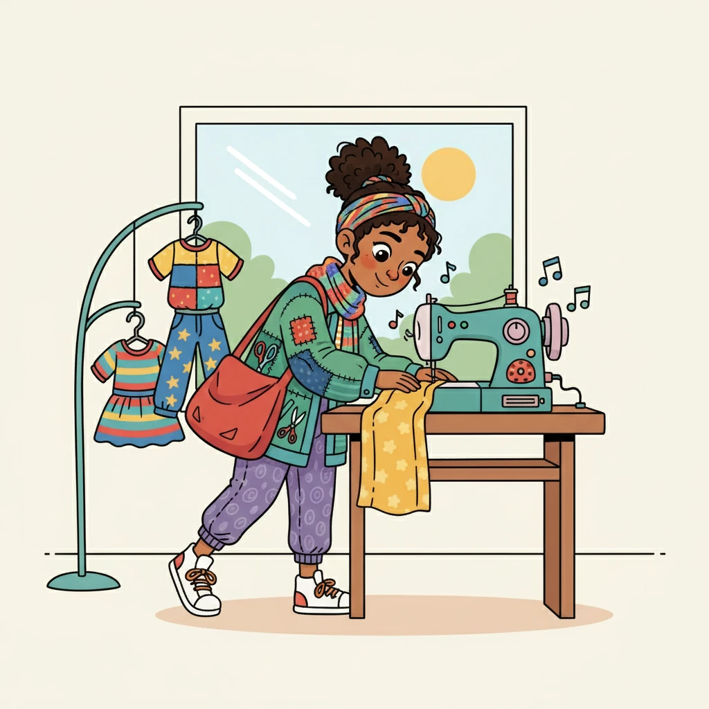With a sewing machine humming in the background, Amira crafted her first collection. Each garment was a testament to her dedication, carefully sewn with love and purpose. The clothes were vibrant, stylish, and made to last.
