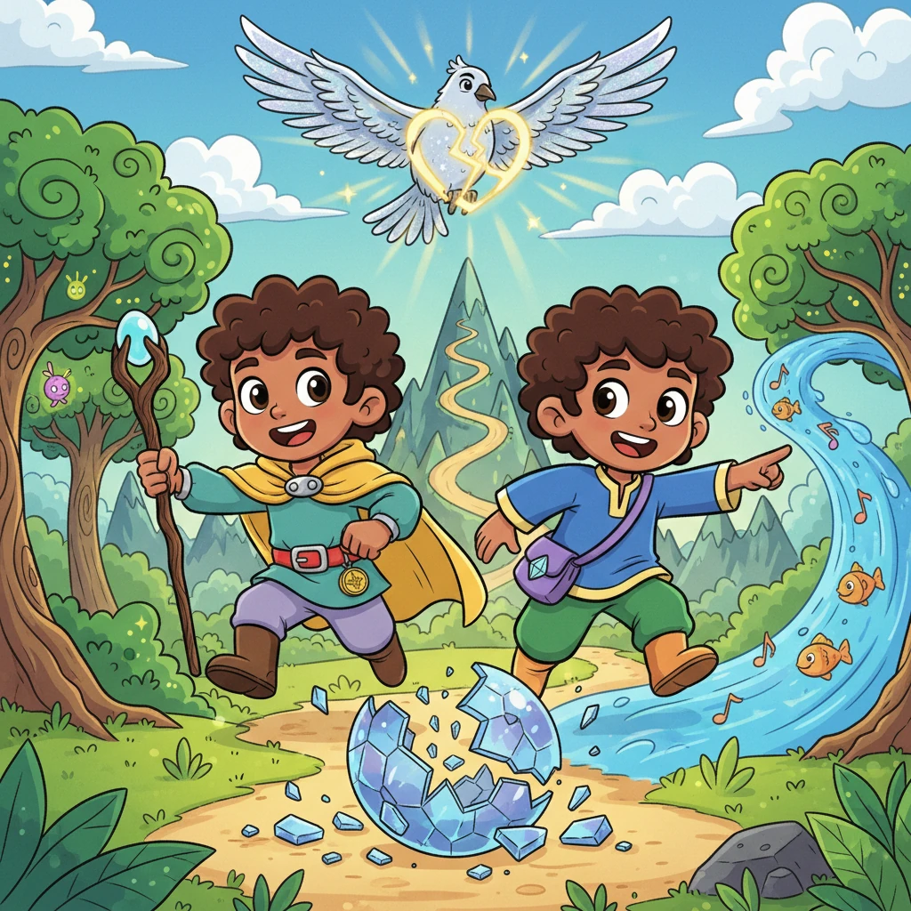 Vyom and Abhishrav: The Journey Beyond the Whispering Woods - Adventure stories