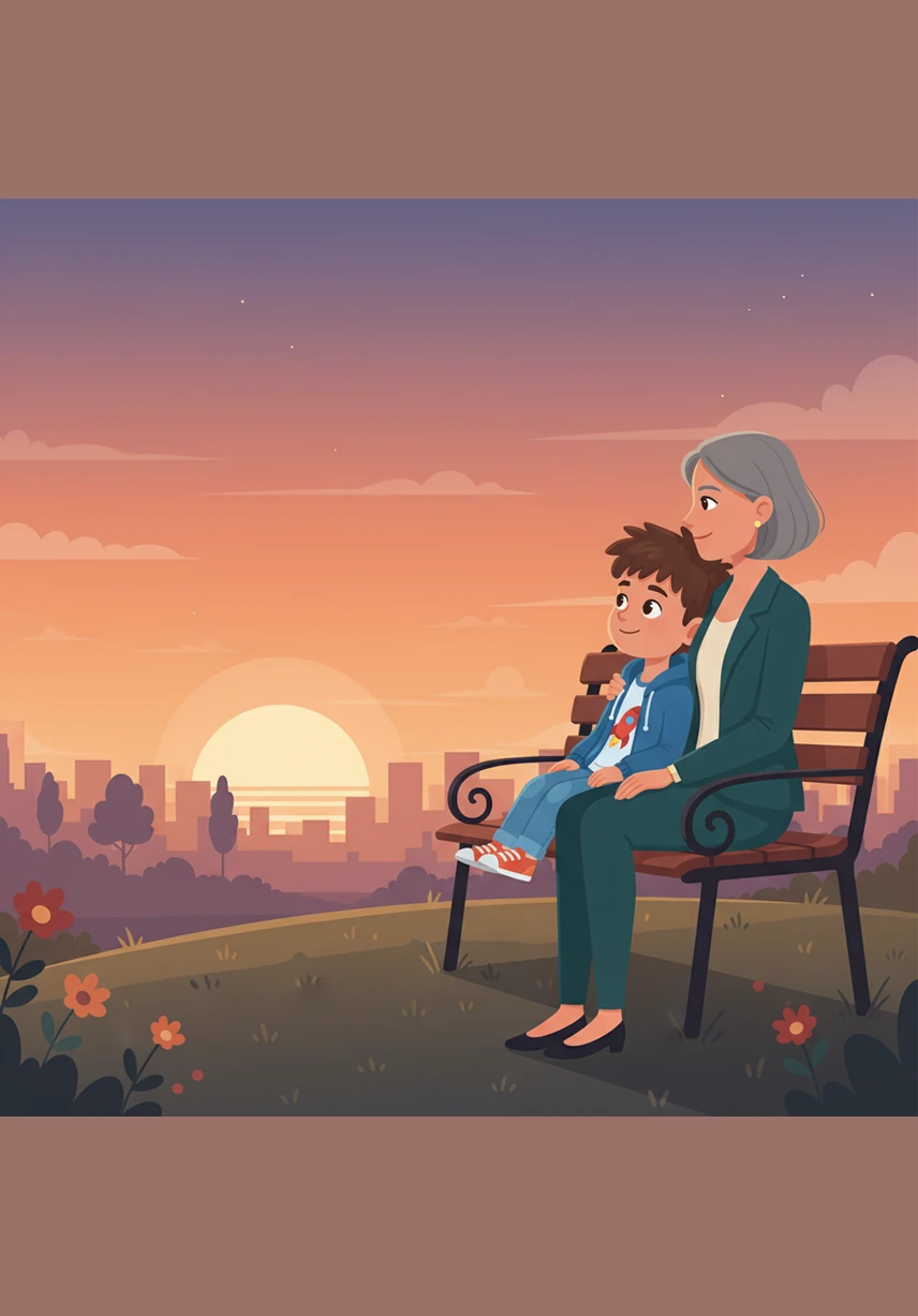 عِنْدَمَا يَمِيلُ النَّهَارُ إِلَى الغُرُوبِ، يَسْتَلْقِي سَامِي فِي سَرِيرِهِ المُرِيحِ لِيَنَامَ بِطُمَأْنِينَةٍ. يَغْلِقُ عَيْنَيْهِ وَهُوَ يَعْلَمُ أَنَّهُ سَيَسْتَيْقِظُ فِي أَجْمَلِ مَكَانٍ بِالنِّسْبَةِ لَهُ.