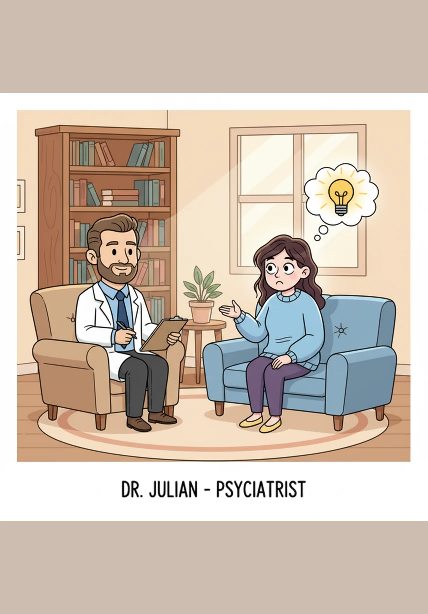 Julian realizes that this anxiety is not a disorder to be cured, but a rational response to reality. The fear his patients feel is a deeply human connection to the natural world they love.