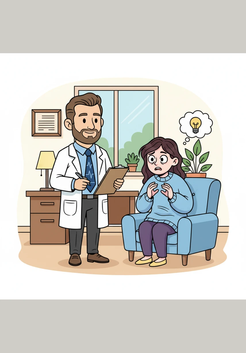 A woman named Elena visits the clinic, her hands trembling as she describes the flood that took her home. The trauma of the natural disaster has left her feeling adrift and deeply afraid of the rain.