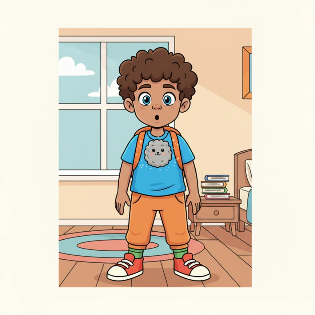 A single dust bunny floated perfectly still, and the cheerful chirping of birds outside had vanished. Max stood upright, a strange, wide-eyed wonder spreading across his face as he began to count in his head: One… two… three…