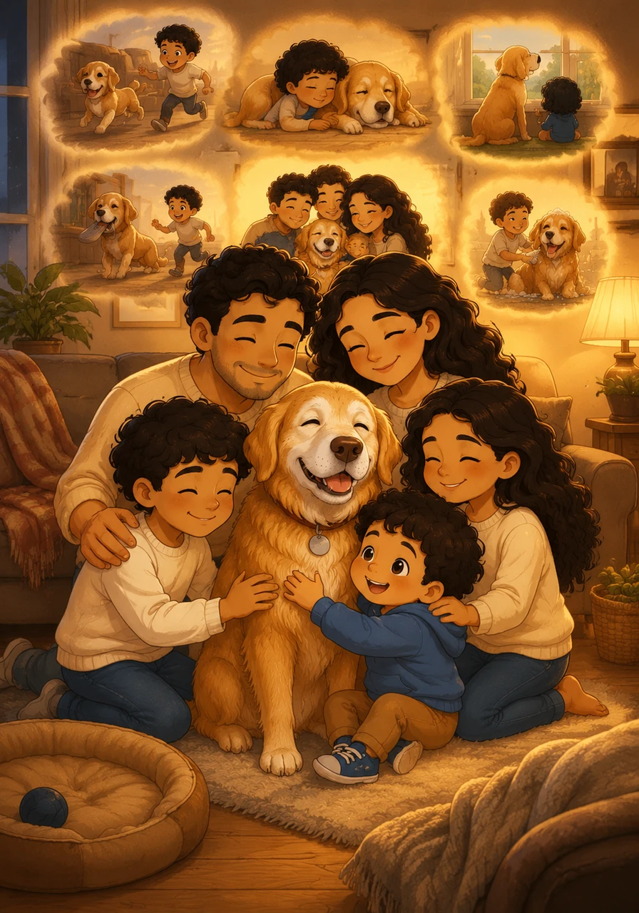 Looking back over a decade, it is clear that Barnaby didn't just live in the house; he helped build the home. His legacy of unconditional love remains etched in every corner, a golden thread that binds the family together forever.