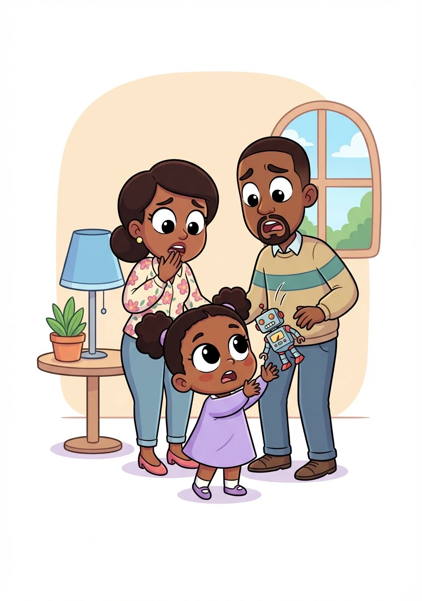 Fatima's parents, Mr. and Mrs. Mans-Davies, were worried about their daughter's silence, but they noticed something unusual. Fatima seemed to sense things before they happened.