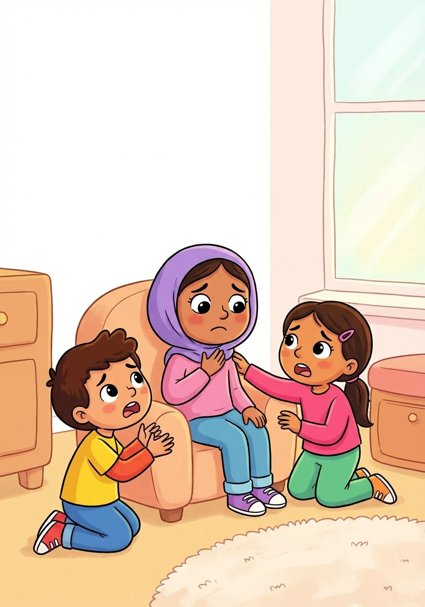 Trembling, Fatima tried to speak, but the words caught in her throat. Jaffa and Maya noticed her distress and urged her to share what she saw.