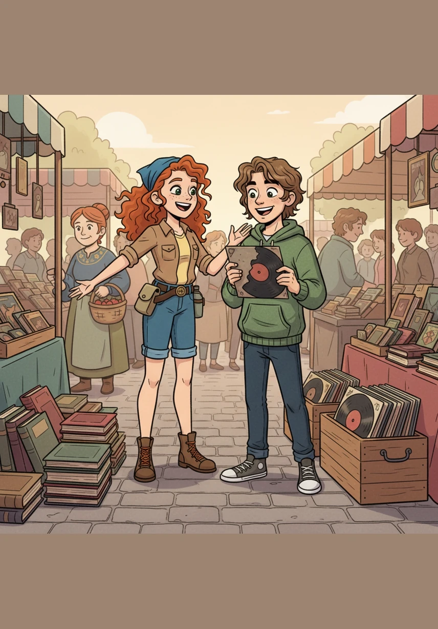 During a walk through a weekend street market, they discovered a shared passion for vintage records and dusty old novels. For the first time, Lily saw a genuine, brilliant smile light up Julian’s face, and she found herself laughing along with him as they explored the stalls together.