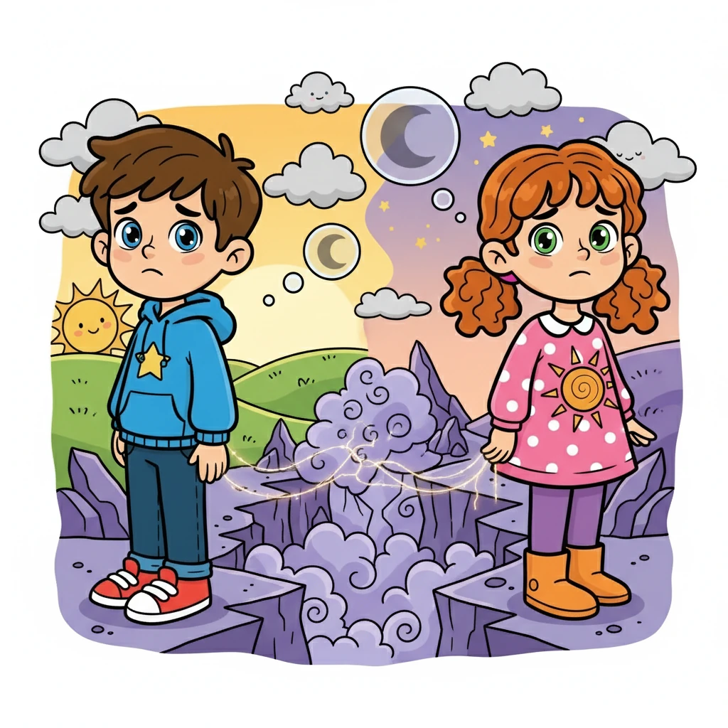 A challenge arose: Misunderstandings and distance threatened to keep them apart. Doubts crept in, testing their connection. They had to overcome these obstacles to find each other.