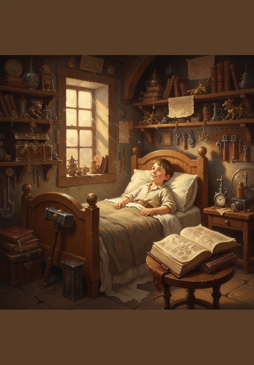 As the morning sun filters through the vibrant forest canopy, Nick wakes up in his sturdy oak bed, feeling the lingering joy of last night’s festivities. The air is crisp and full of promise, a stark contrast to the dark history that the world is slowly trying to forget.