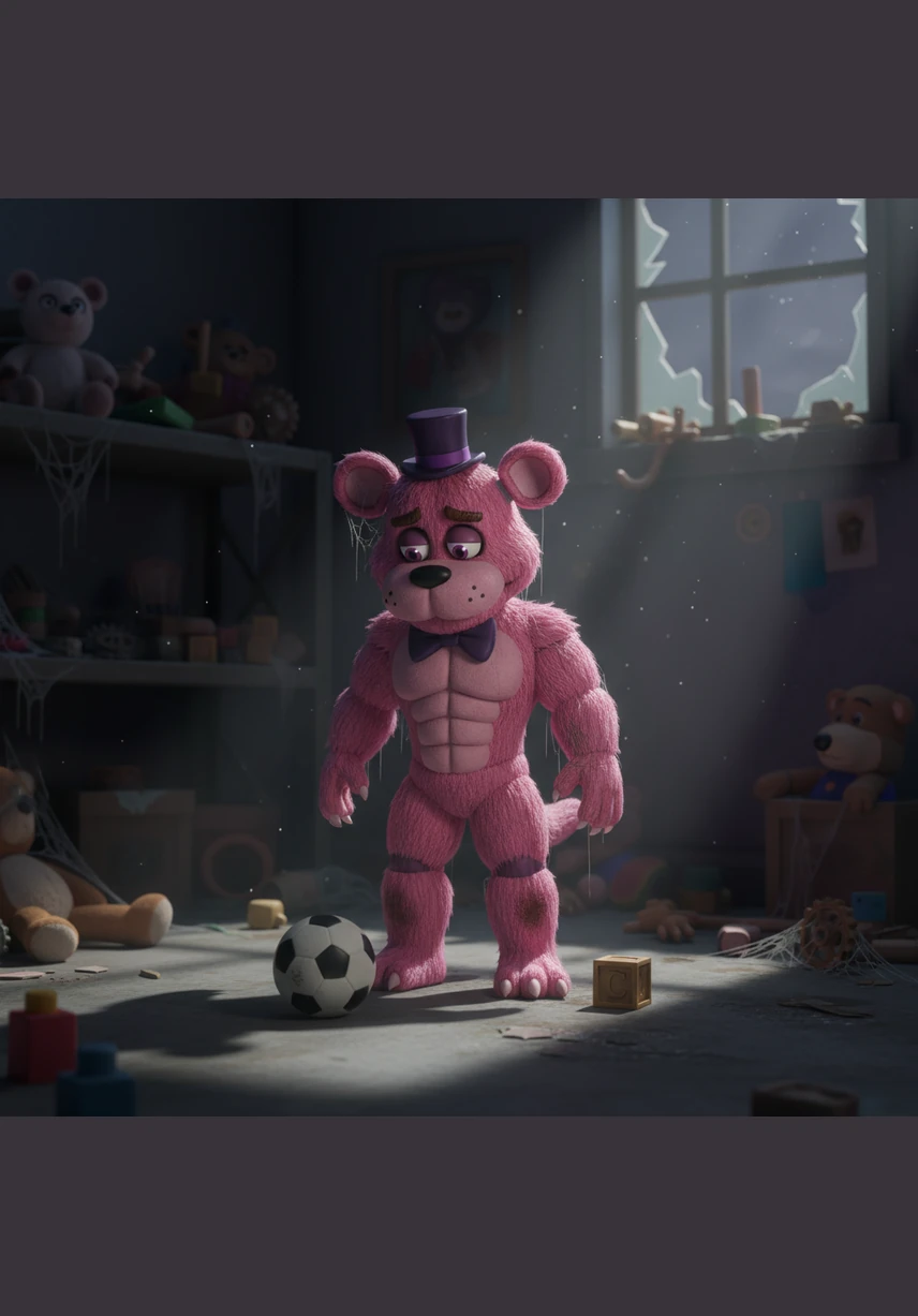 Freddy revealed that his greatest dream was to be a basketball player, but when he leaped up for a powerful dunk, the wooden hoop snapped under his great strength. The poor monster sat on the dusty ground, looking terribly upset and disappointed in himself for breaking the ring.