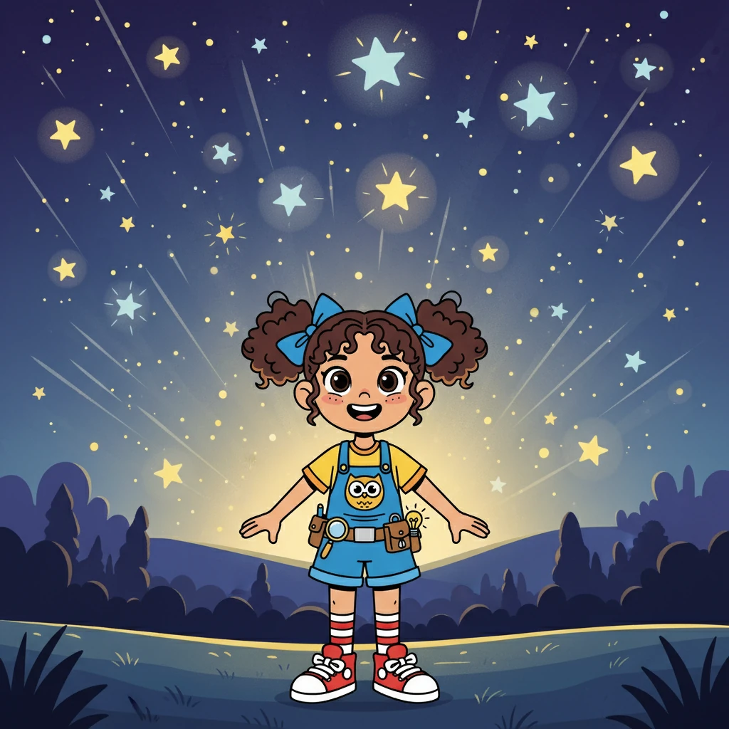 As estrelas voltaram a brilhar intensamente, iluminando o céu noturno.