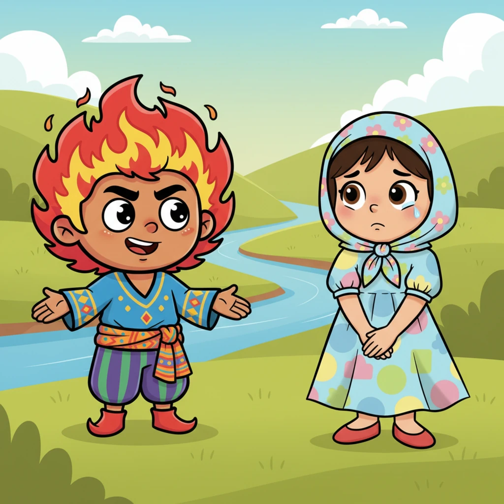 تابع الغضب موضحًا: 'بدلًا من الصراخ، يمكننا التحدث عن ما تشعرين به. عندما تتحدثين بهدوء، أستطيع أن أساعدك على فهم مشاعرك بشكل أفضل.' ودعاها للتعبير عن حزنها بطريقة هادئة.