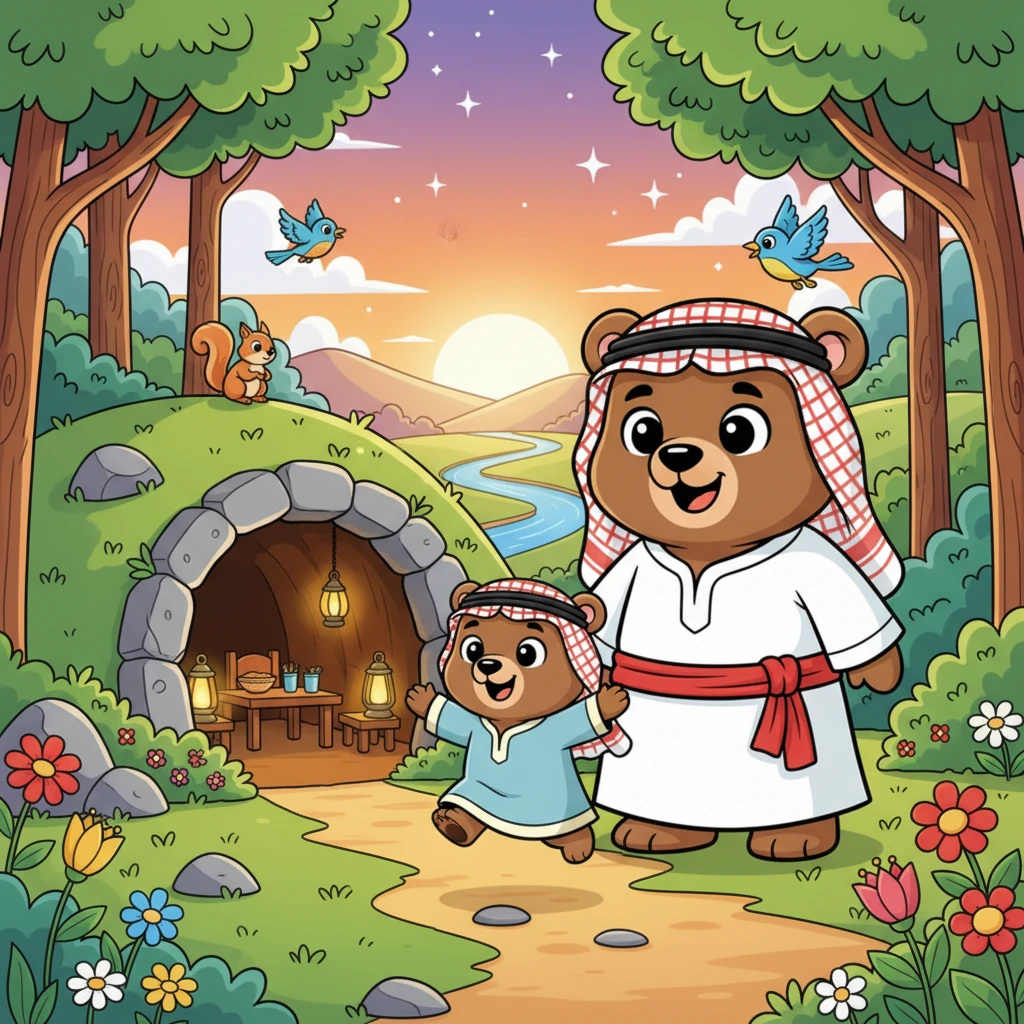 مغامرات الدببة الثلاثة في المنزل الكهفي