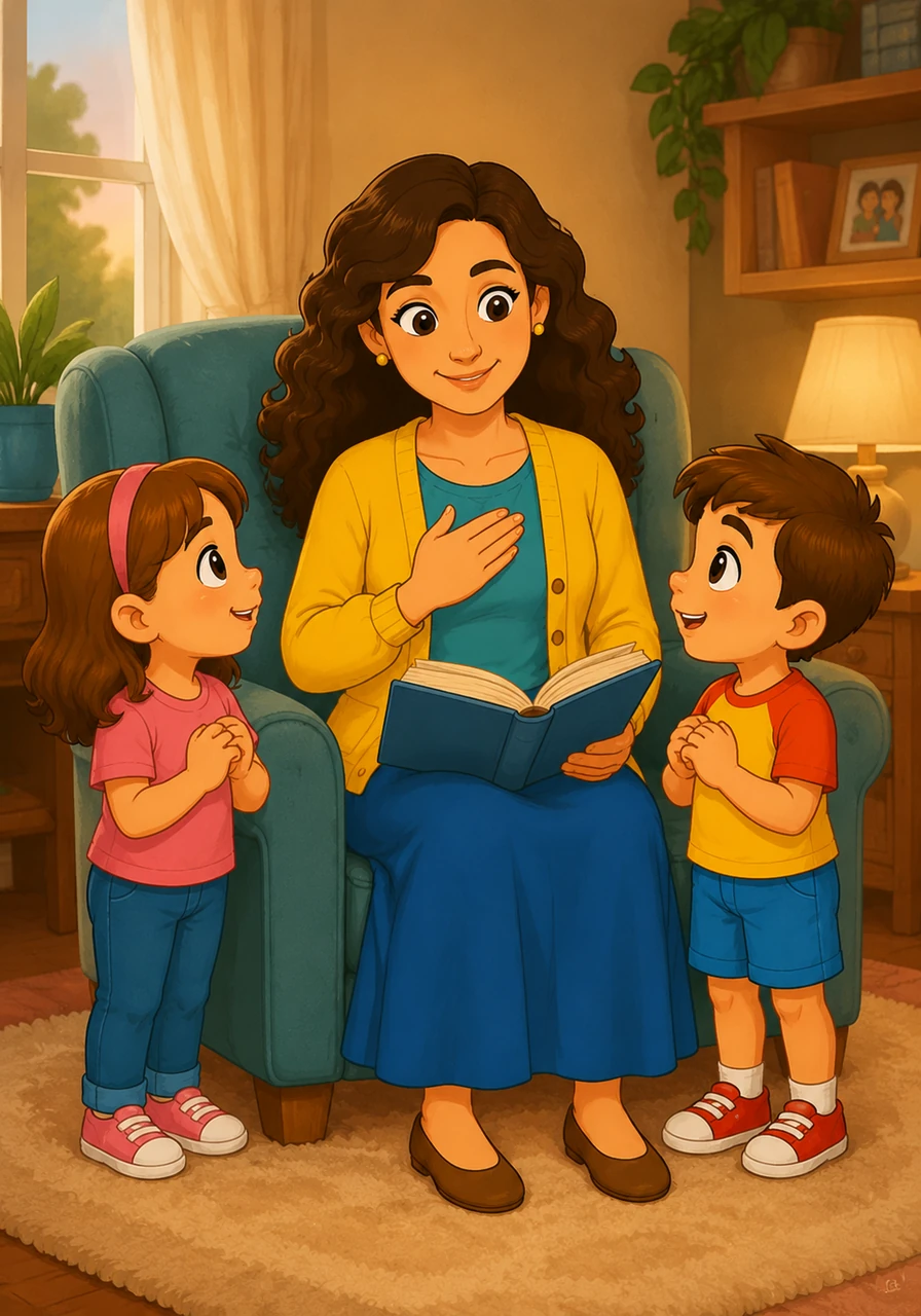 When she feels her energy dip, Clara gently explains to her little ones that Mommy needs five minutes of quiet time to recharge her magic. She sits in her favorite chair with a book, teaching them that taking care of oneself is a beautiful way to love the whole family.