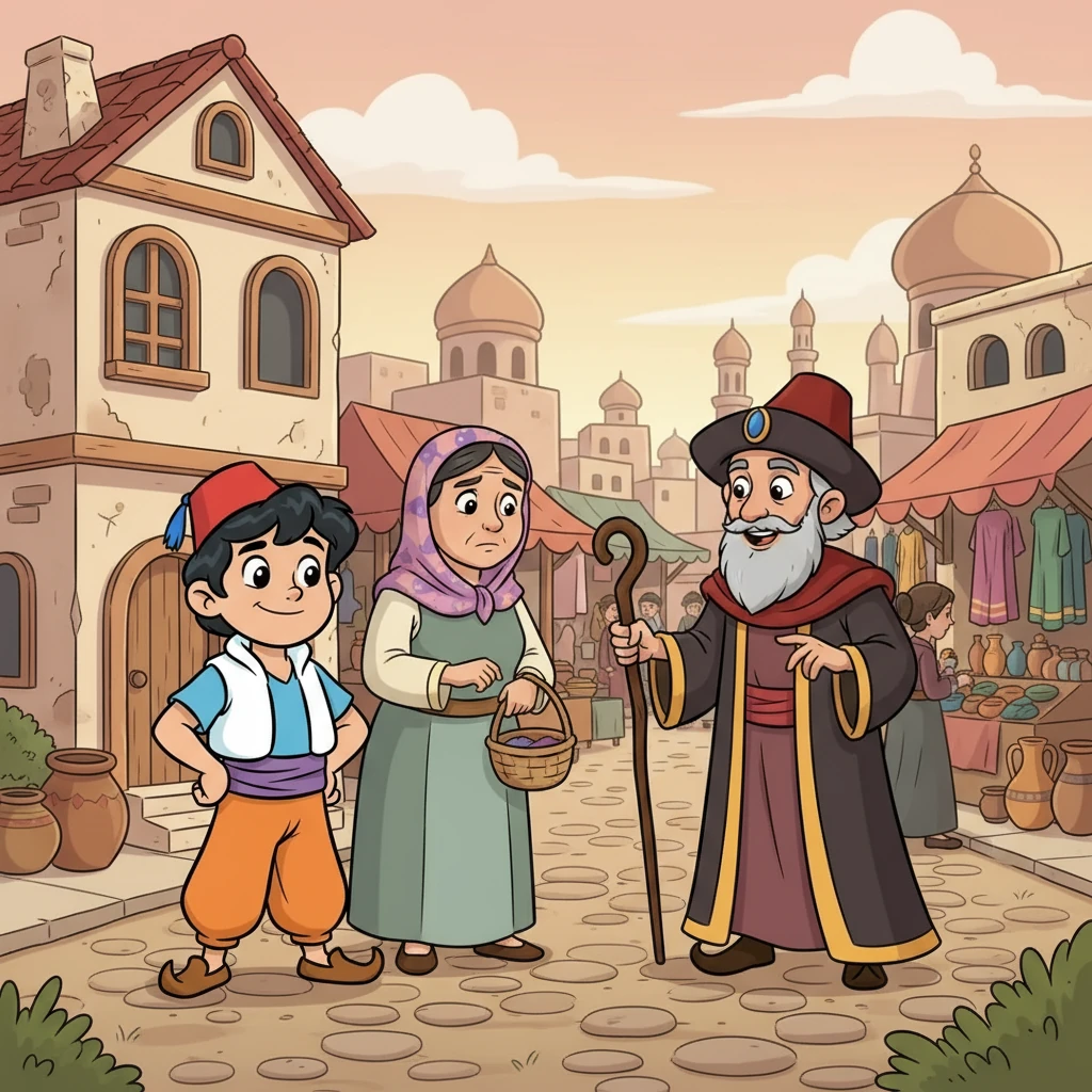 علاء الدين و المصباخ السحري - fairy-tale