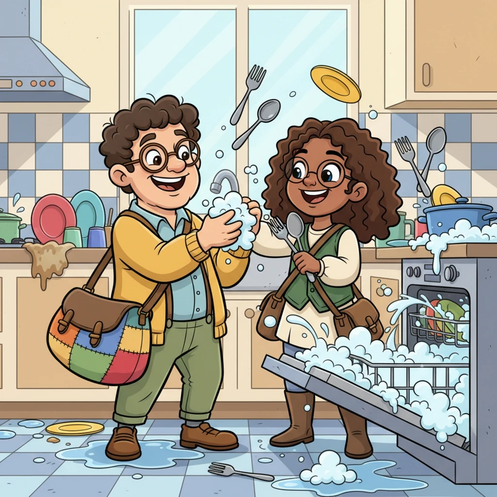 Their journey wasn't always a perfect painting; there were days that felt 'gritty and raw,' filled with playful disagreements. One afternoon, they found themselves in a hilarious tangle over how to load the dishwasher, suds flying and spoons clanking in a comical chaos.