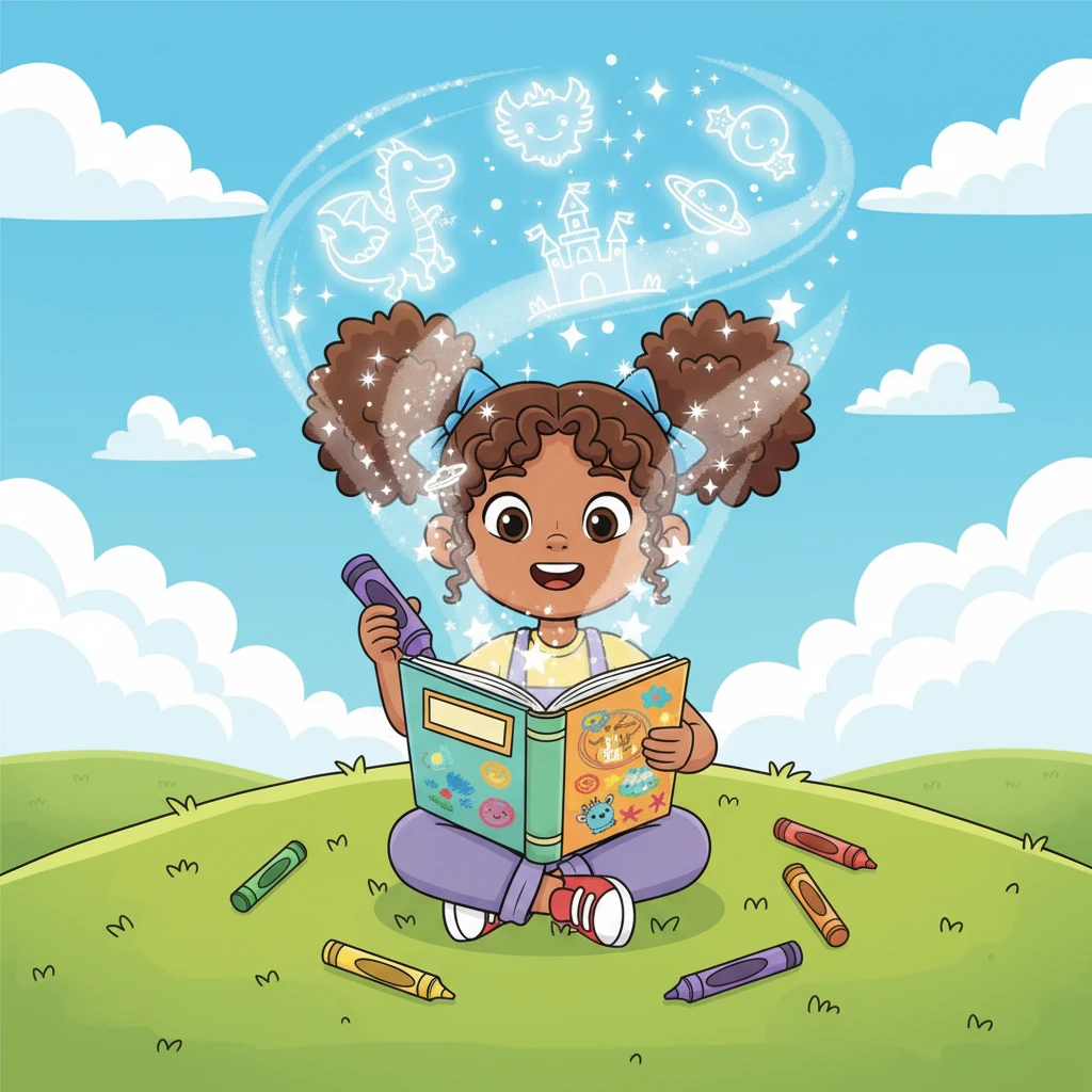 Inspired by all the wonderful stories she read, Lily started creating her own. She drew colorful characters and scribbled fantastic plots in a special notebook. Her imagination was a boundless playground, thanks to her reading journey.