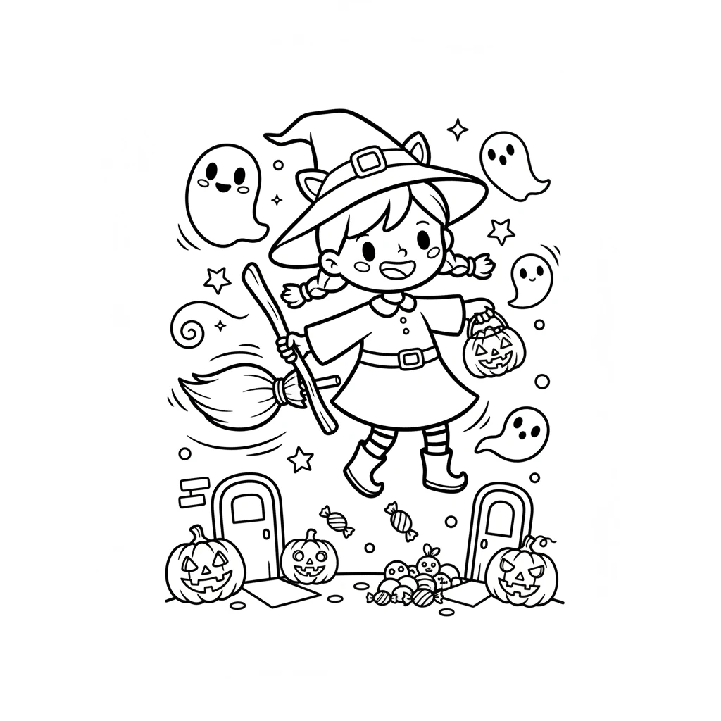 halloween coloring page