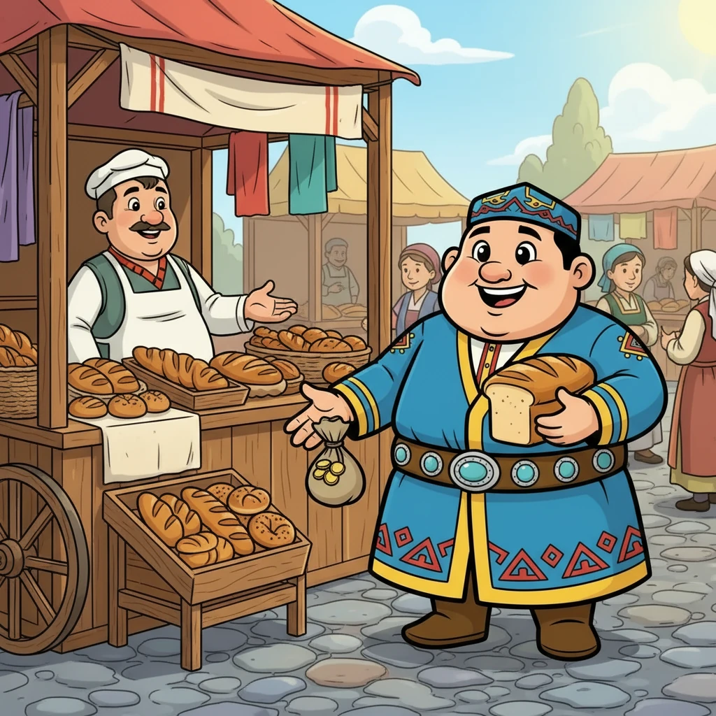 Үшінші себебі: күн сайын азғантай ақшаға нан сатып алып жеу арқылы еңбектің қадірін түсінеді. Еңбекпен табылған ас дәмдірек болады.