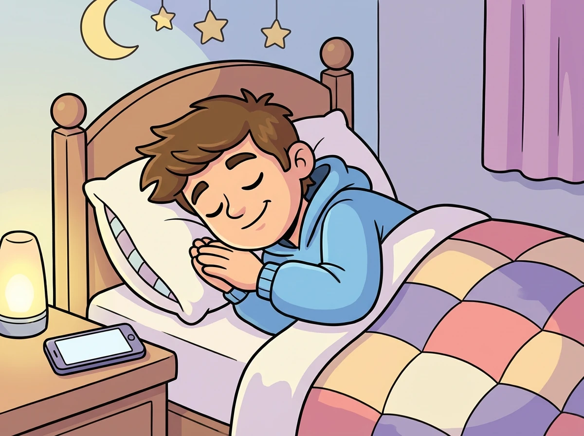 Паша засыпает с улыбкой на лице. Он знает, что завтра он снова воспользуется приложением «Did I Do?», чтобы сделать свой день еще лучше. Приложение помогает ему контролировать свою жизнь и чувствовать себя счастливее.