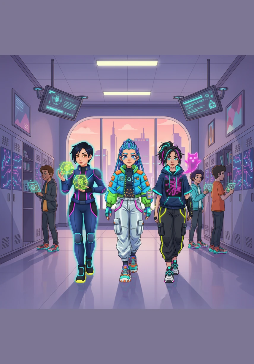 It was a typical Monday morning at Honeywood Bay High School, where the hallways were filled with students dragging their feet and hiding under oversized hoodies. Mariam walked through the crowd with her backpack slung over one shoulder, feeling the heavy weight of the school week ahead.