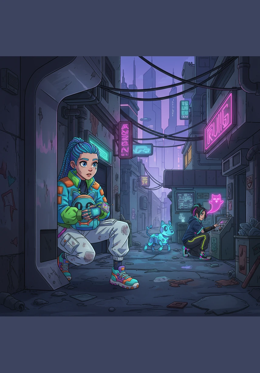 As Mariam turned the corner, she caught sight of Miss Amara glancing around nervously before slipping into the dark janitor’s closet. The teacher looked like she was on a top-secret mission, closing the door behind her with a soft click that immediately piqued Mariam's curiosity.