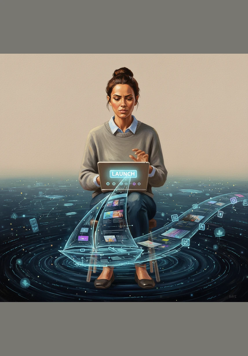 Finally, the footer appeared with links to her social circles, completing the journey. Maya pressed the launch button, and her beautiful, responsive website sailed into the vast ocean of the internet.