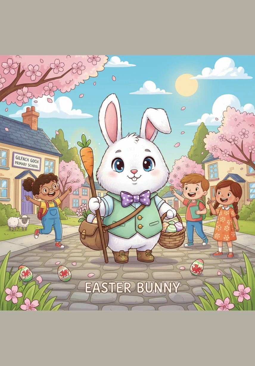 Spring had arrived in the village of Gilfach Goch, painting the hills in bright greens and yellows. Golden daffodils swayed in the breeze while birds chirped happy songs from the budding trees.