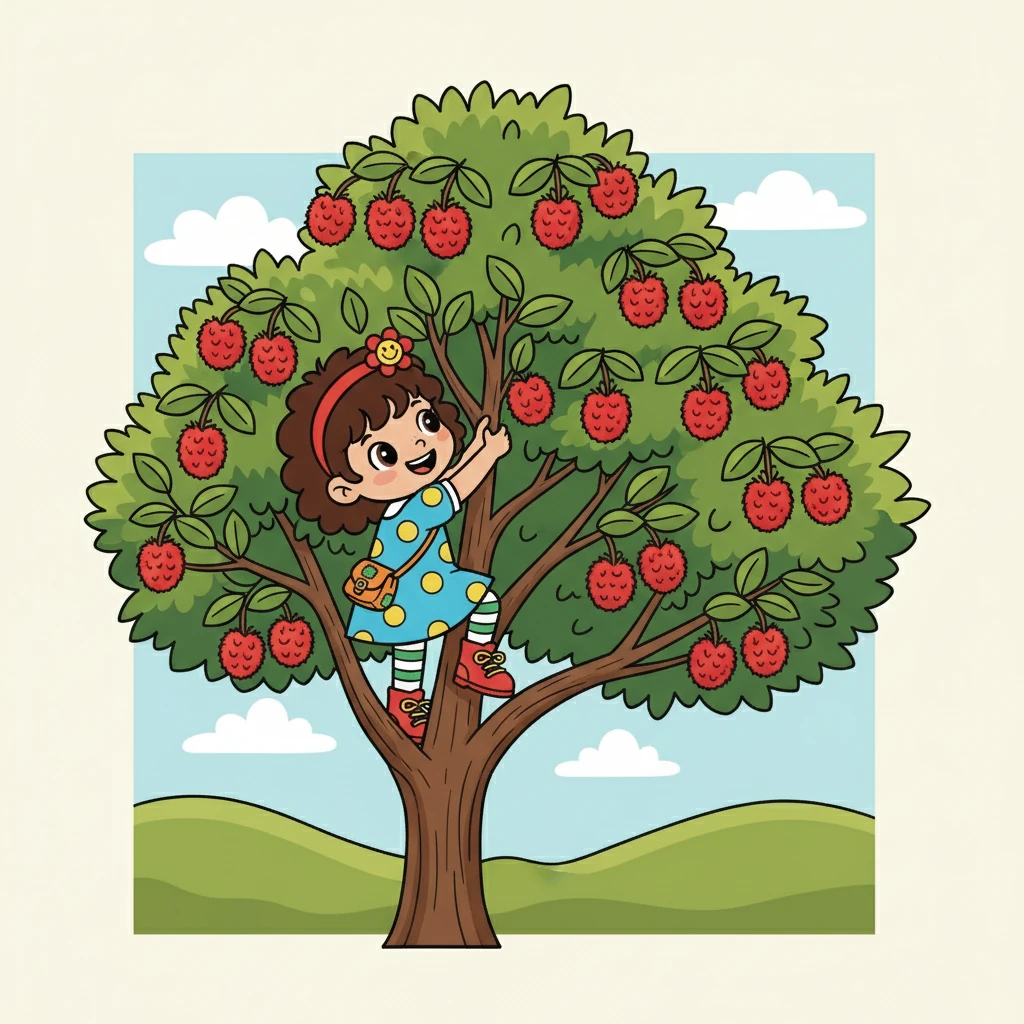 Pohon rambutan itu sangat istimewa karena setiap tahunnya selalu berbuah lebat. Buahnya berwarna merah menggiurkan dan rasanya manis.