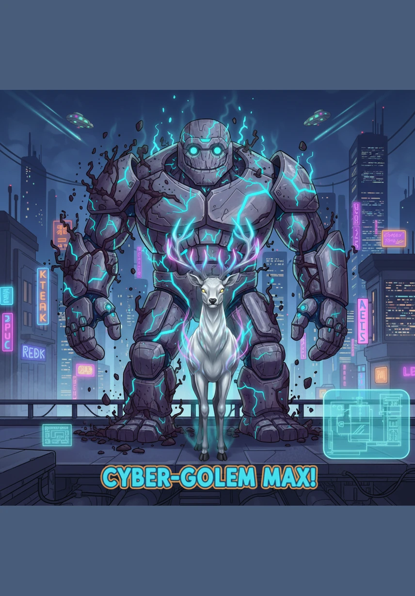 As the corruption fades, the golem crumbles into a pile of harmless boulders, and the forest begins to breathe again. Flowers bloom instantly where the dark mist once lay, and birdsong fills the air for the first time in weeks. Ren stands amidst the blossoms, his armor scuffed but his spirit shining brighter than ever.