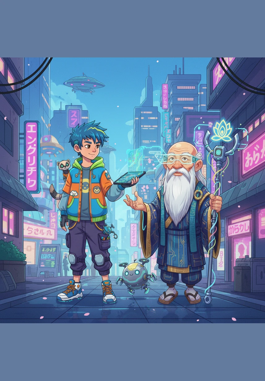 Ren complained that his mind was too messy and that he could not see the truth of things. Master Kaito gestured toward the pond, where the water was brown and clouded with stirred-up silt.