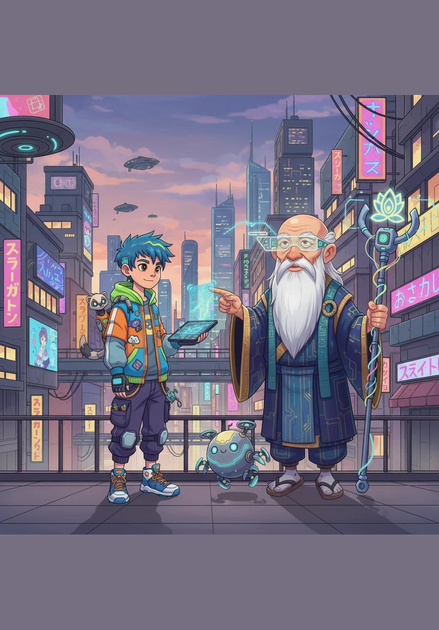 The monk gently caught Ren’s wrist and shook his head with a small, knowing smile. He told the boy that the more he struggled with the water, the more clouded and dark it would become.