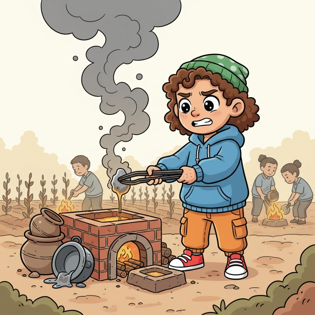 The pressure to industrialize was immense, with villagers even melting down pots and pans in makeshift backyard furnaces to produce steel. Li Wei worked tirelessly, his hands calloused from the endless tasks, but the air was thick with a strange anxiety. The focus on steel often meant less attention to the crops.