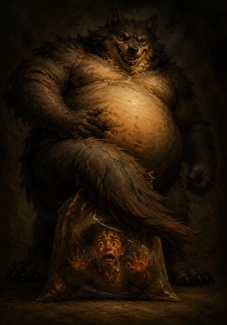 With a rumbling growl, the giant creature positioned the sealed bag directly beneath its heavy tail. Leo gasped for air as the space suddenly darkened, realizing with horror what the beast intended to do.