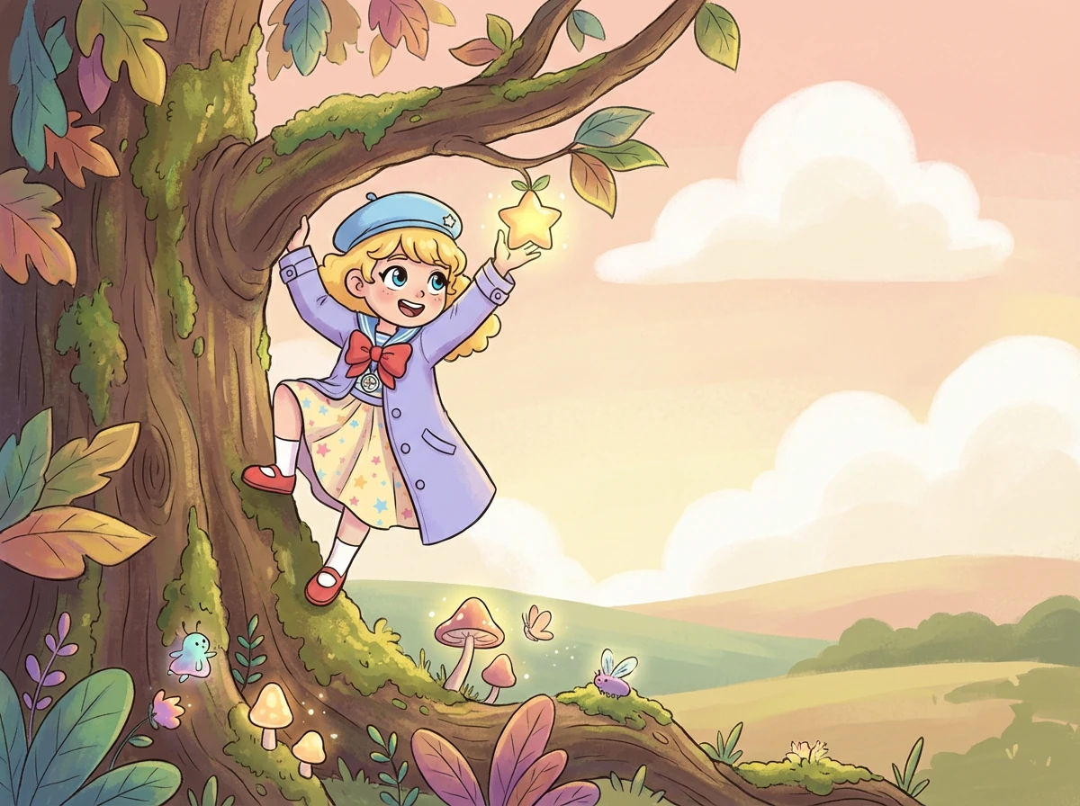 Une étoile scintillante nommée Stella leur révéla que la carte menait à un trésor caché dans la constellation de la Lyre. Stella leur expliqua que seuls ceux avec un cœur pur et une véritable amitié pouvaient trouver le trésor.