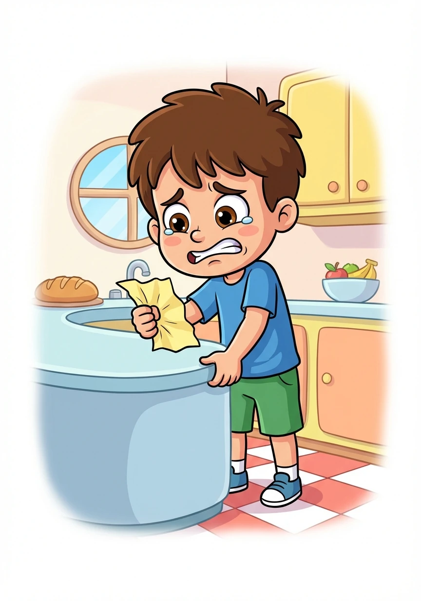 Ethan finds a crumpled note on the kitchen counter, a loving message from his mom to Victor. He crushes it in his hand, his heart aching.