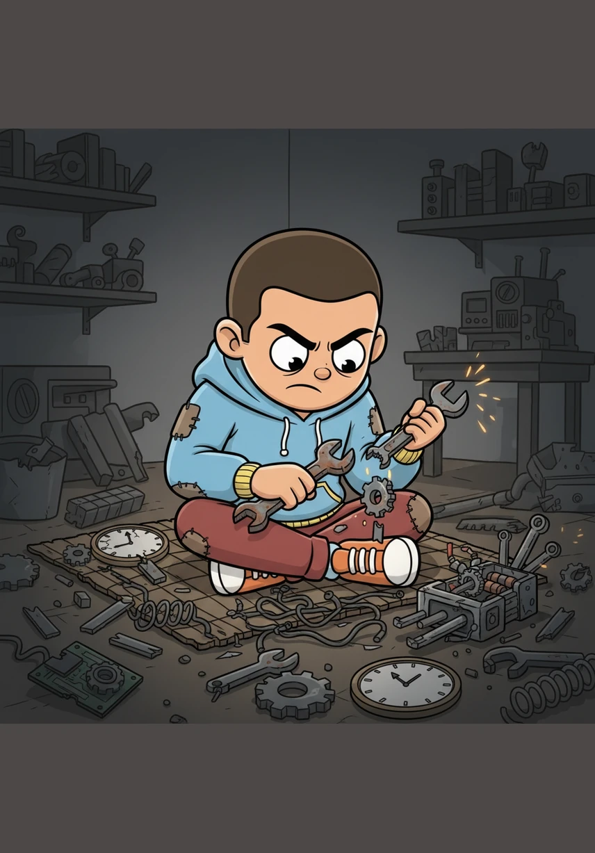 He begins to tinker with the broken tools around him, not because he is told to, but because he needs to solve the puzzle of survival. Each mistake is no longer a red mark of shame, but a valuable lesson that teaches him how to adapt and rebuild his shattered confidence from the ground up.