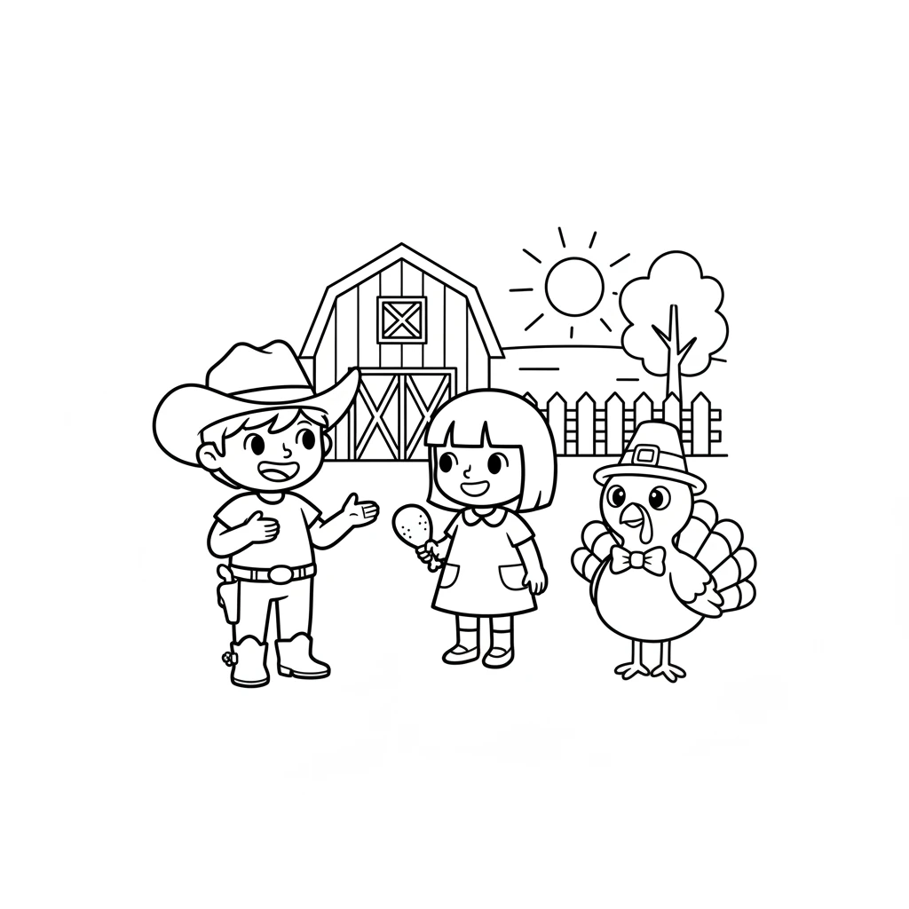 Finally, Rusty was back on his farm, safe and sound. He felt tired but so happy, his heart full of wonderful memories. He couldn't wait to tell all his farm friends about his big adventure with Squeaky!