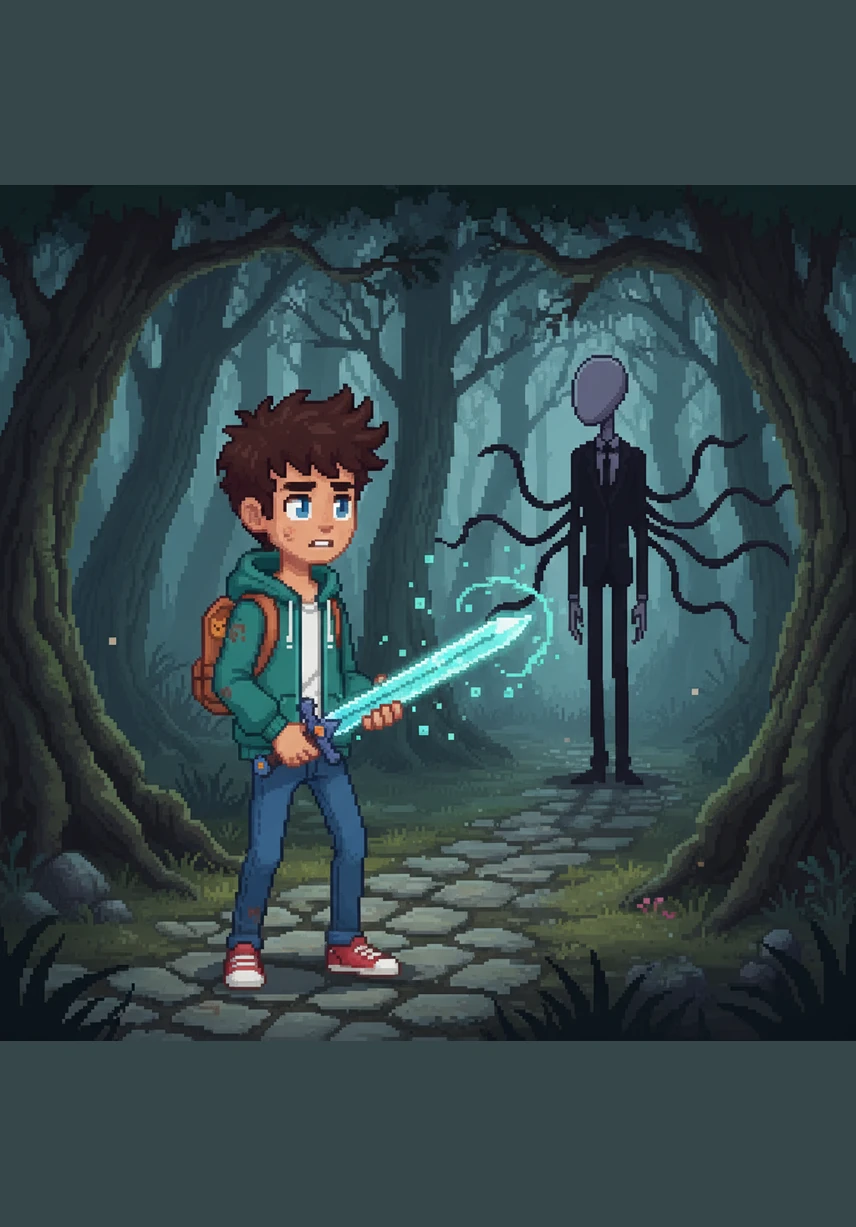 Terrified and alone, Leo realizes the only way to stop the nightmare is to return to the original ritual site and destroy the symbols. He stumbles through the undergrowth, the air vibrating with a low, rhythmic hum that makes his head throb.