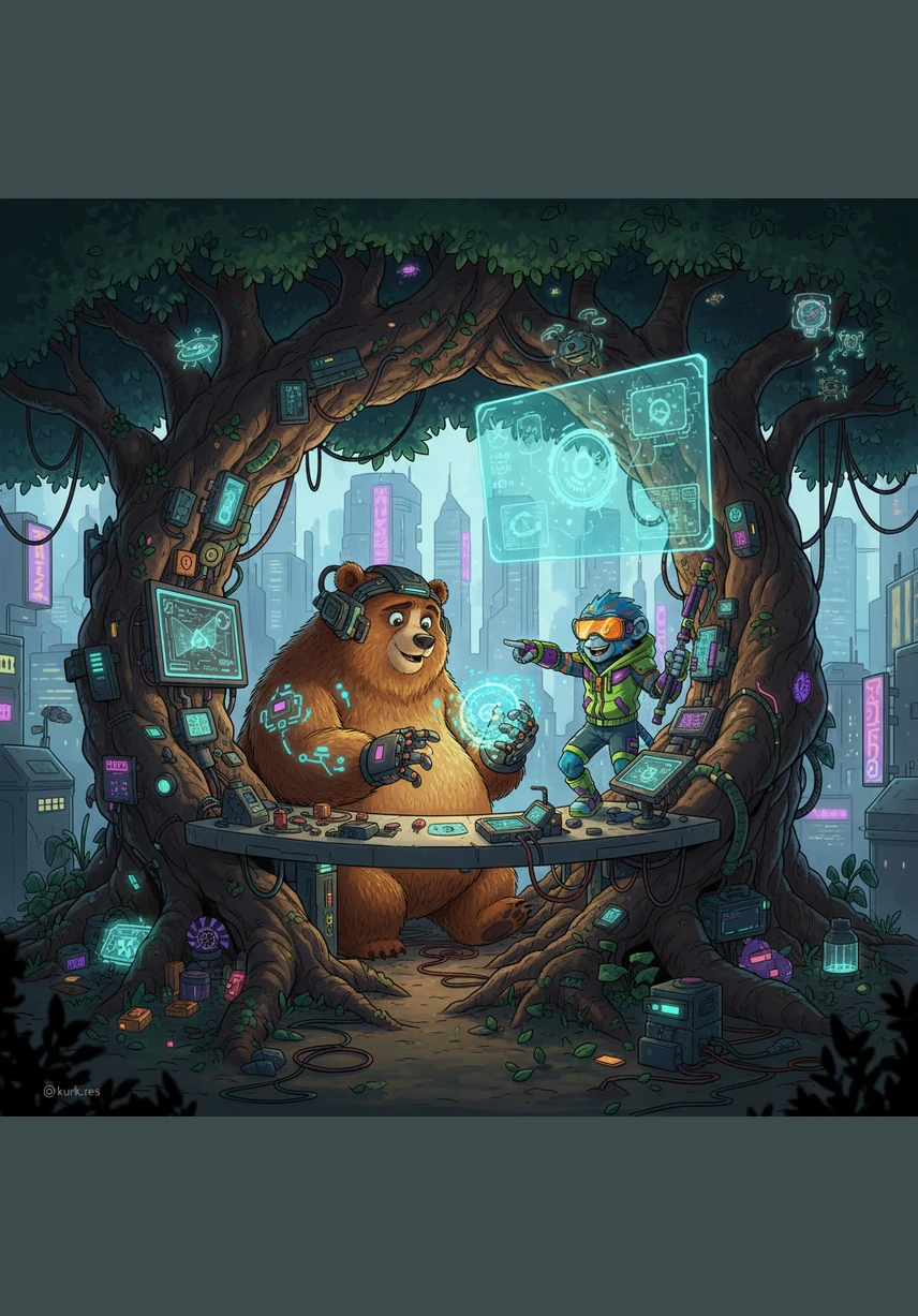 Golu’s tummy lets out a giant gurgle that shakes the leaves of their banyan tree home. He dreams of a snack as big as the moon, and Macha knows exactly where the most magical food in the world is being made.