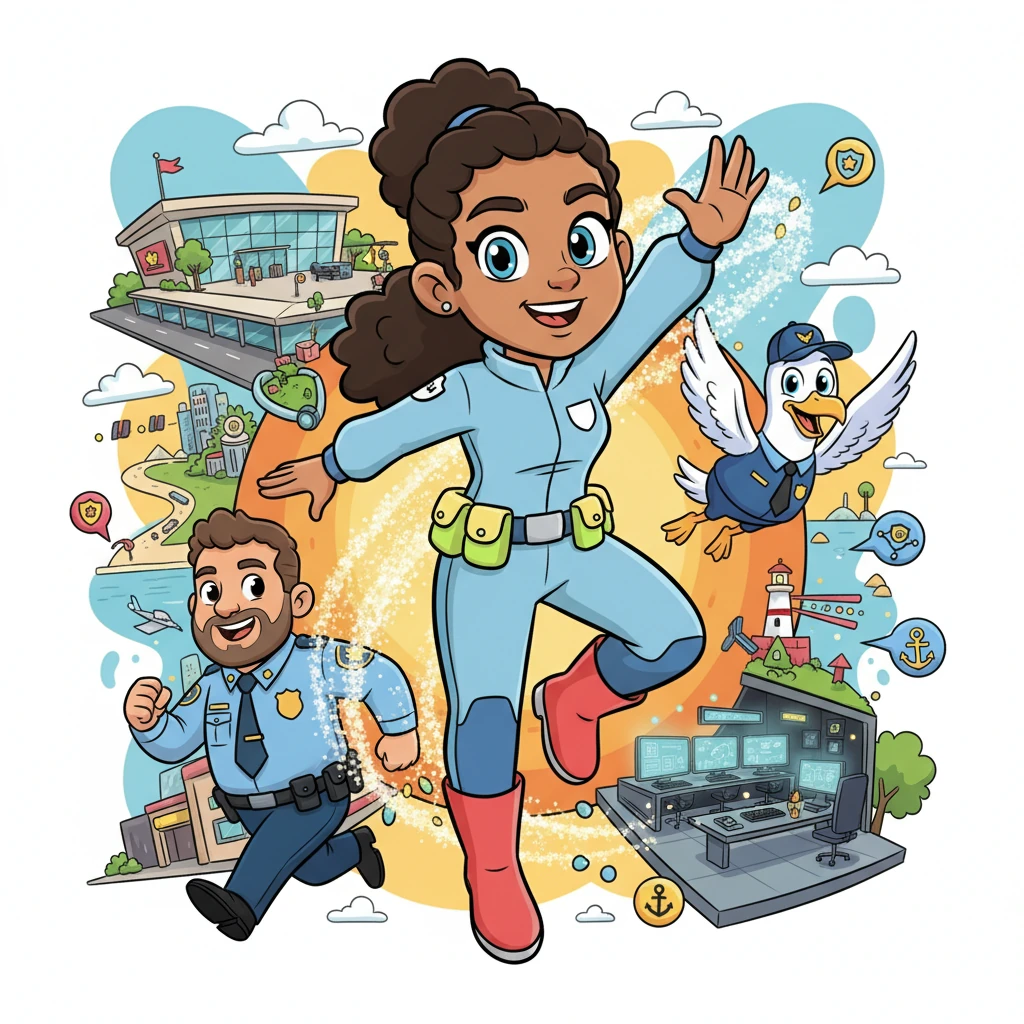 Agent Sparkle and the Super Safe Squad: A DHS Adventure!