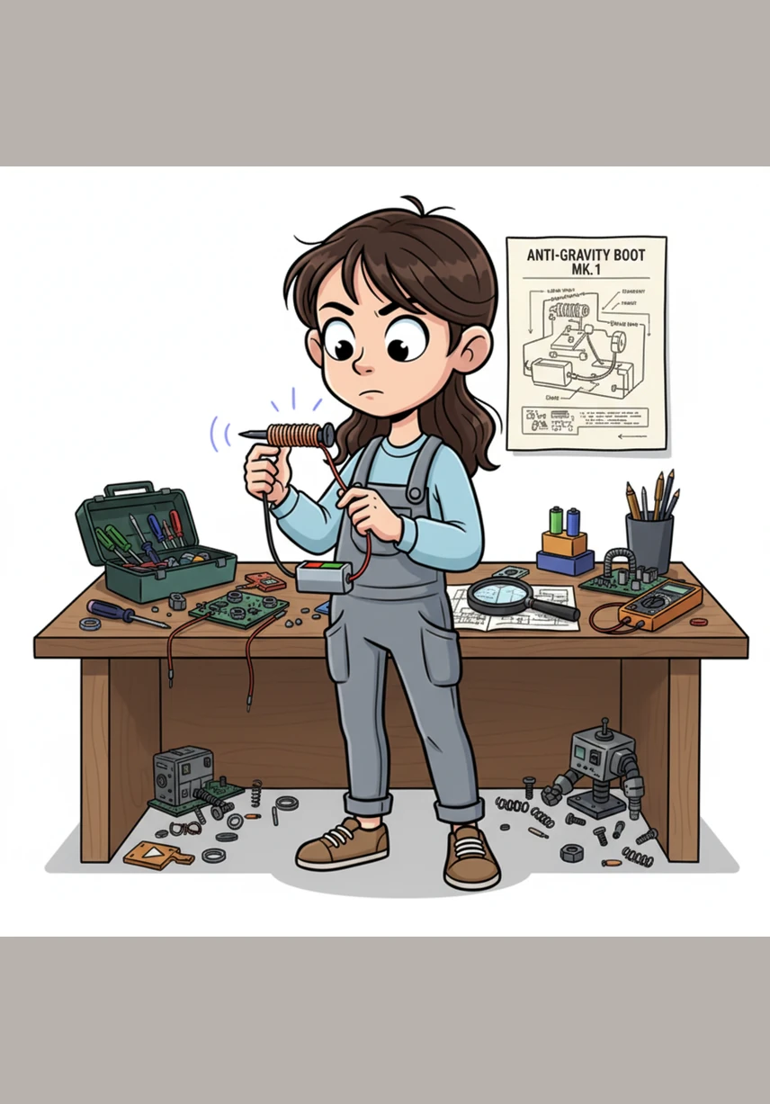 However, Lian soon notices that her magnet is quite weak because it can only pick up two paperclips at a time. She looks at the large pile of remaining clips and wonders how to make her invention stronger.