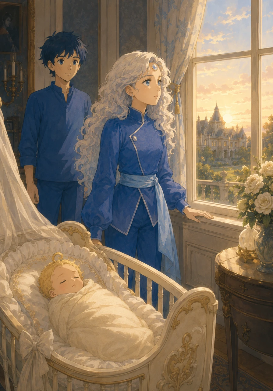As dawn breaks over Rosewood Mansion, Mira stands by the nursery window, watching a newly born Yellow Bell sleep peacefully in its crib. Though her heart aches with the sobering reality that the tragic cycle continues, a quiet, resilient spark ignites within her eyes as she vows never to let the mansion erase who she truly is.