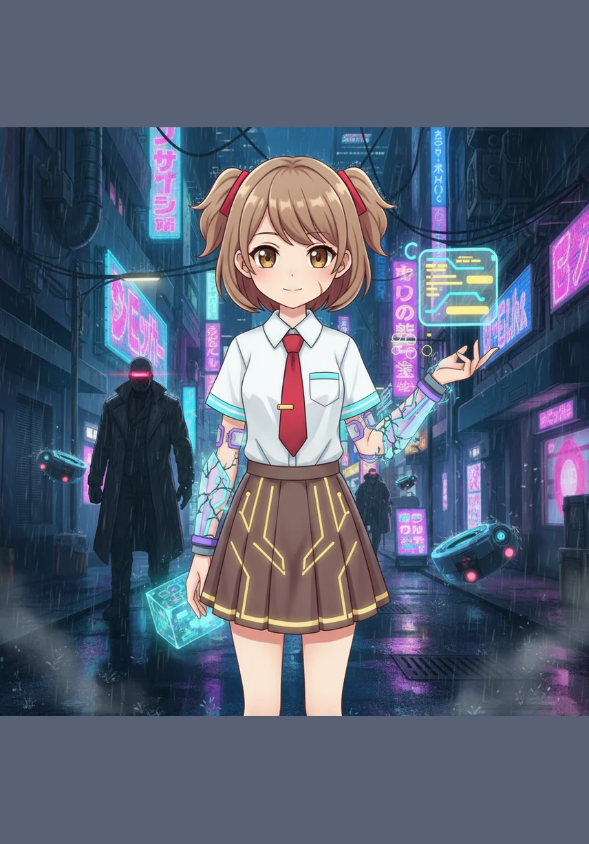 Panicked by the soccer team's suspicion, Haru hides in a 99-yen store and offers the owner a million yen just to wear an apron for twenty minutes. He stands behind the counter, trying to act like a humble clerk while sweating profusely under his disguise.