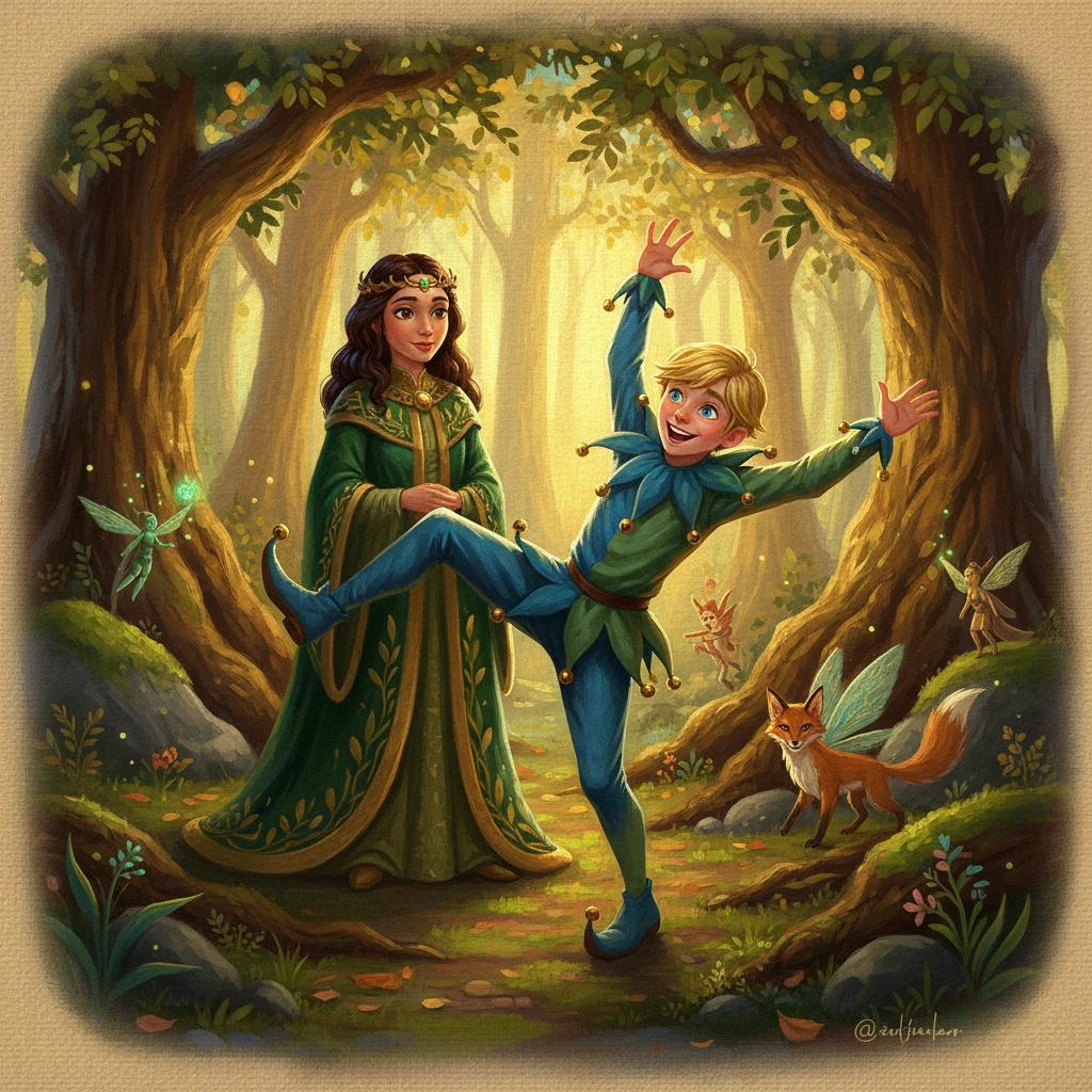 Elara, ever the adaptable player, instantly became the wise Queen of the Whispering Woods. Finn, in his jester attire, performed comical dances and told riddles, his movements exaggerated and full of mirth. Their world transformed again, filled with fantastical creatures and ancient trees.