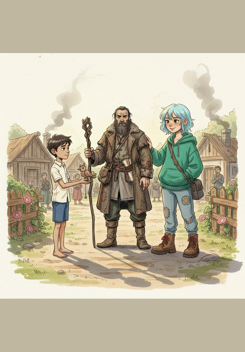 Determined to make things right, Sonu approaches his friend the next morning and honestly confesses to breaking the tiffin. He offers a sincere apology, and to his surprise, his friend smiles and forgives him immediately.