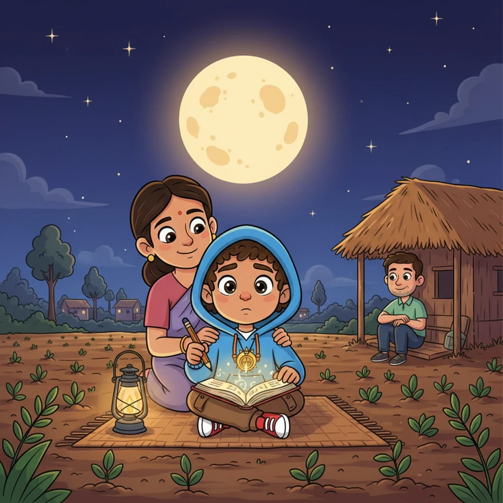 As 10th-grade exams approach, Arjun's father falls ill, halting farm work and straining the family's finances. Arjun helps in the fields by day and studies by night, sometimes doubting if his dream is possible. But his mother's words, "Son, hard work never betrays you," echo in his mind, fueling his resolve. When results arrive, Arjun tops the entire school, a first for his village.